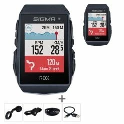 SIGMA ROX 11.1 Evo Compteur Velo GPS HR Set