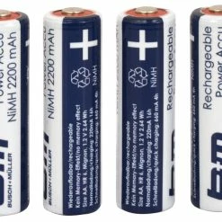 Busch-mueller Accu Mignon AA 2200mAh (4 Pièces)
