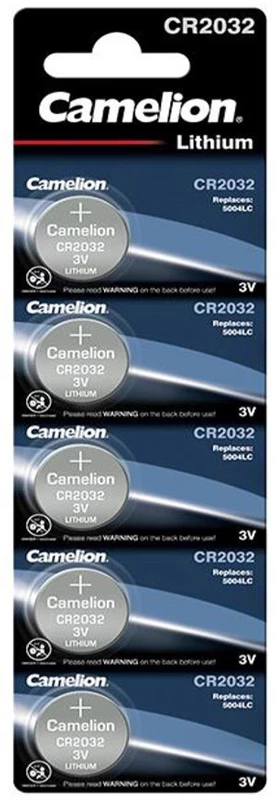 Camelion CR 2032 Piles Bouton Au Lithium (blister De 5) 3 Camelion CR 2032 Piles Bouton Au Lithium (blister De 5)