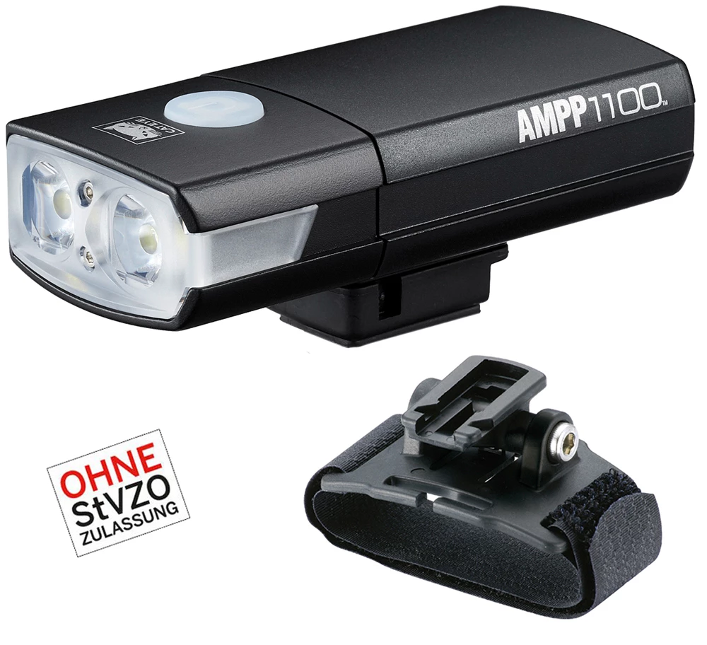 Cateye Lampe Pour Casque Ampp 1100 3 Cateye Lampe Pour Casque Ampp 1100