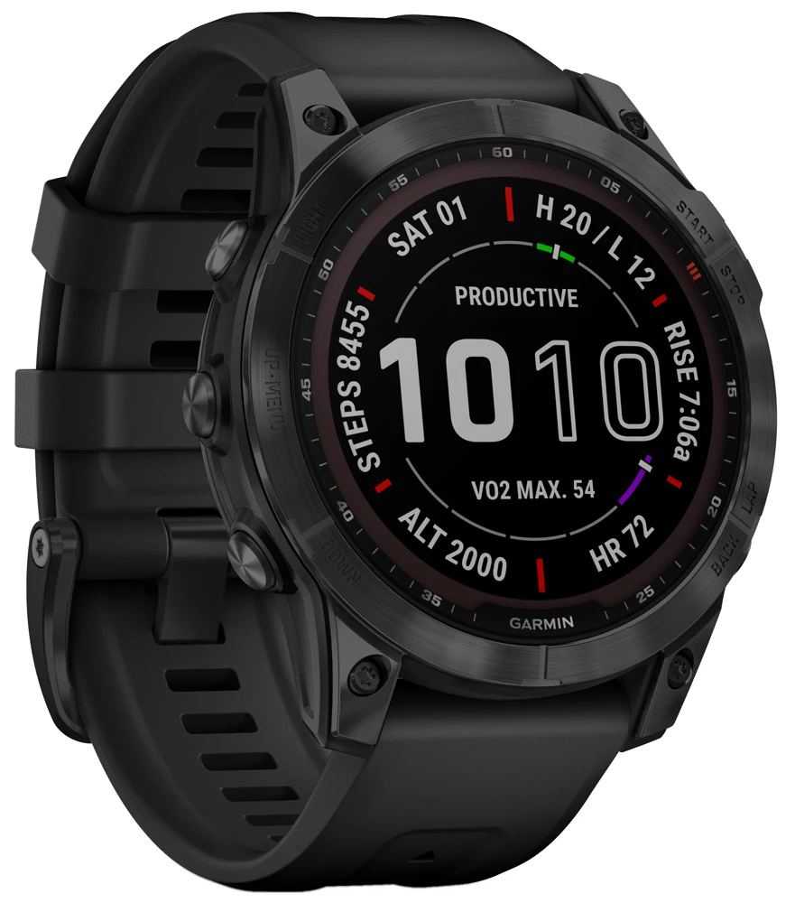 Garmin Fenix 7 SAPPHIRE SOLAR - GPS Multisport Smartwatch 4 Garmin Fenix 7 SAPPHIRE SOLAR - GPS Multisport Smartwatch – Image 2