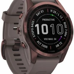 Garmin Fenix 7S SAPPHIRE SOLAR - GPS Multisport Smartwatch -Busch-Mueller Soldes Garmin Fenix 7S SAPPHIRE SOLAR GPS Multisport Smartwatch 010 02539 25 3