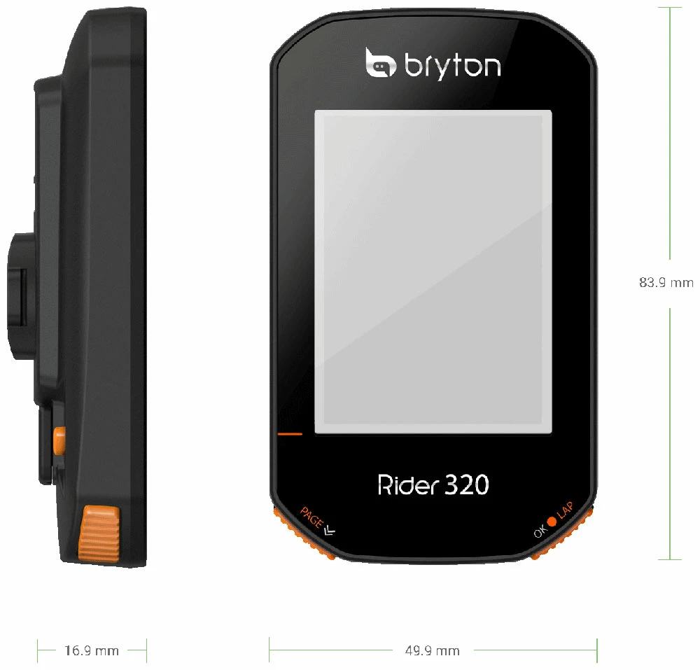 BRYTON Rider 320 E - Compteur De Vélo GPS 5 BRYTON Rider 320 E - Compteur De Vélo GPS – Image 3