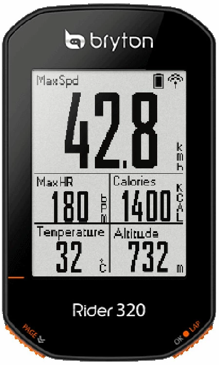 BRYTON Rider 320 E - Compteur De Vélo GPS 8 BRYTON Rider 320 E - Compteur De Vélo GPS – Image 6